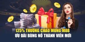 125% Thưởng Chào Mừng M88 – Ưu Đãi Bùng Nổ Thành Viên Mới